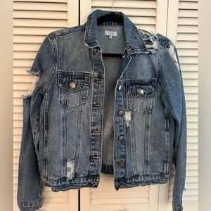 Tobi Distressed Jean Jacket